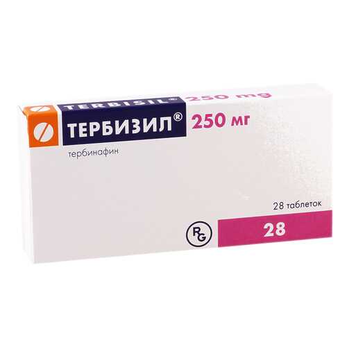 Тербизил таблетки 250 мг 28 шт.