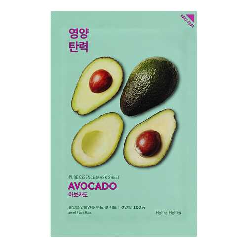 Маска для лица Holika Holika Pure essence Mask Sheet Avocado 20 мл