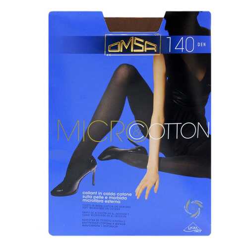 Колготки Omsa MICRO & COTTON XL / Moro (Шоколад) / 5 (XL)