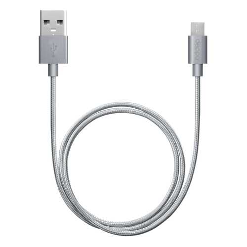 Кабель Deppa 72192 microUSB 1.2 м Silver