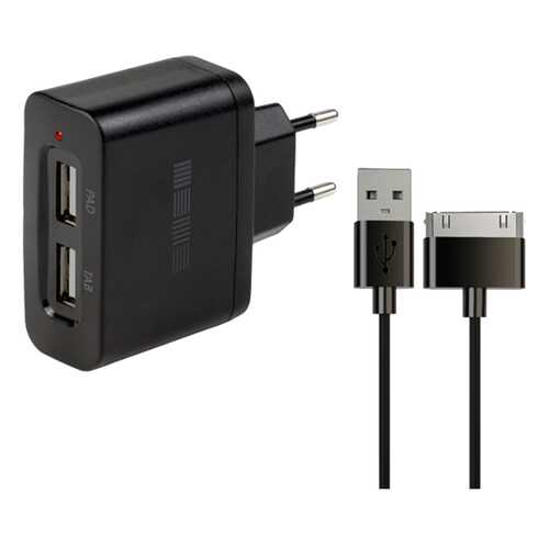 Сетевое зарядное устройство InterStep 2 USB 2A Black