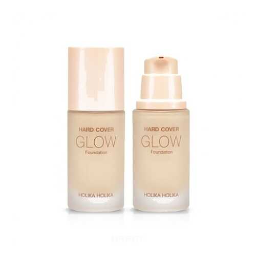 Тональная основа Holika Holika HARD COVER GLOW тон 02 - бежево-розовый 30 мл