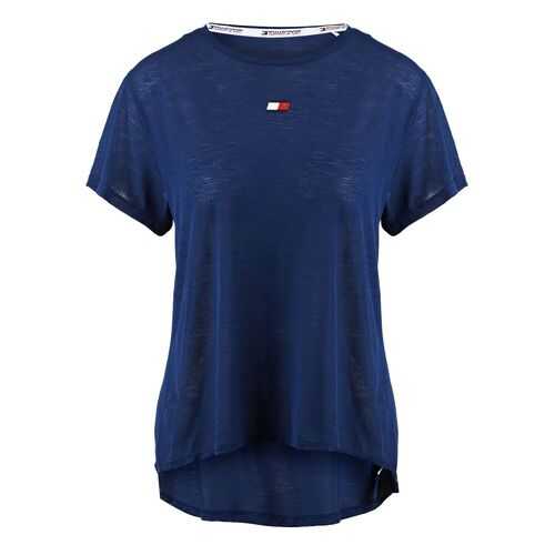 Футболка женская Tommy Sport S10S100444 синяя XS