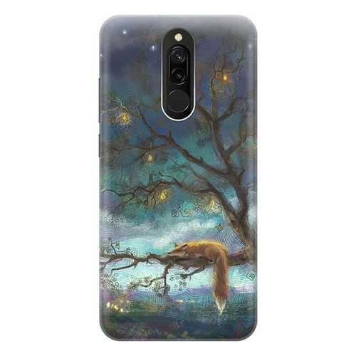 Чехол RE:PA для Xiaomi Redmi 8 с принтом Лиса на дереве