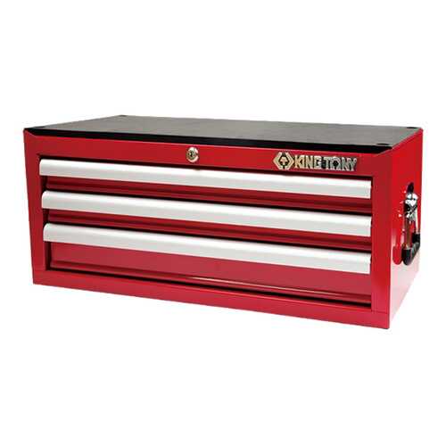 KING TONY Ящик инструментальный, 3 ящика, красный 87421-3B