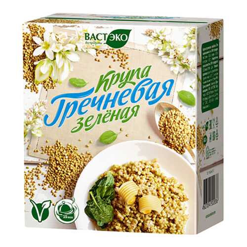 Крупа гречневая Вастэко зеленая 500 г