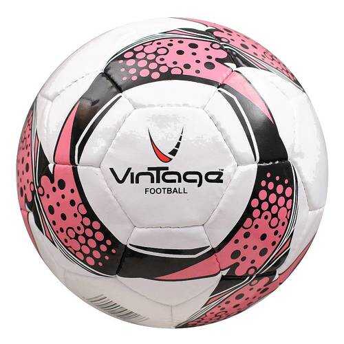 Футбольный мяч Vintage Football 118 №5 white/pink/black