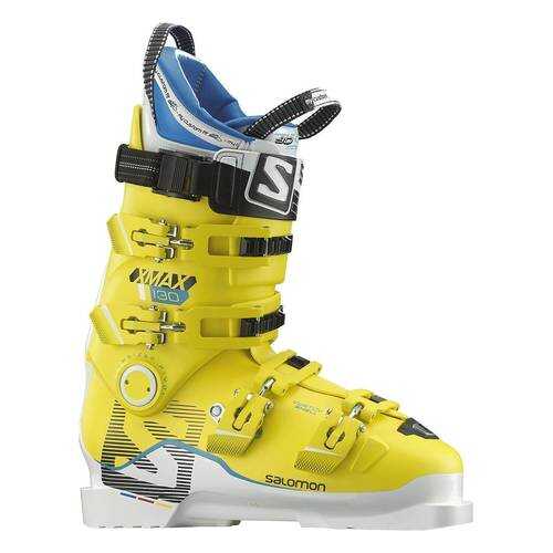 Горнолыжные ботинки Salomon X Max 130 2017, white/yellow, 28.0