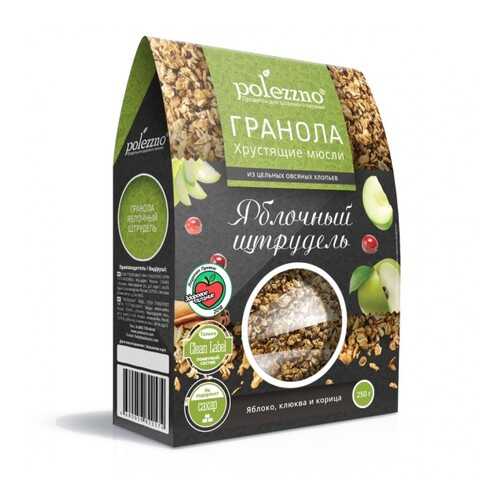 Гранола Polezzno яблочный штрудель с яблоком, клюквой и корицей 250 г