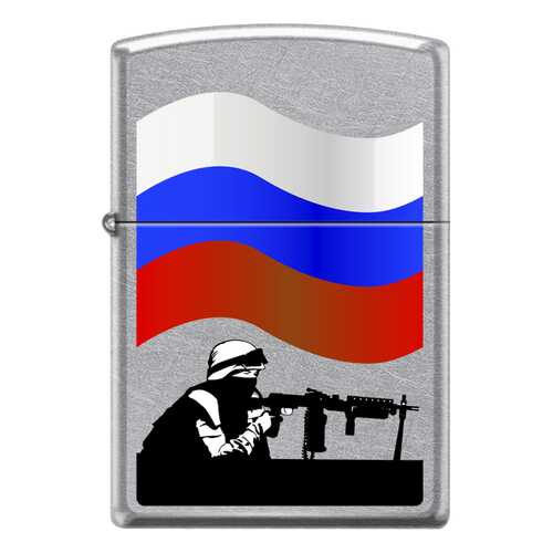 Зажигалка Zippo 207 Russian Soldier Street Chrome