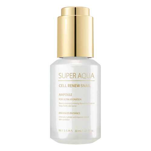 Сыворотка для лица Missha Super Aqua Cell Renew Snail Ampoule 30 мл