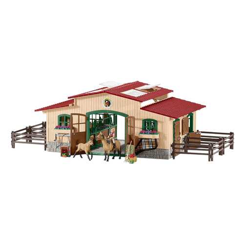 Игровой набор Schleich Конюшня с лошадьми и аксессуарами