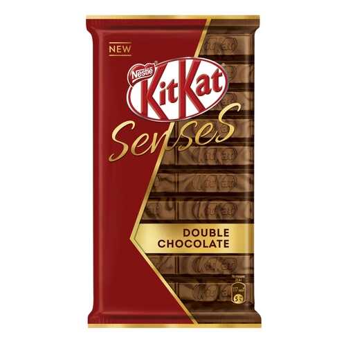 Шоколад молочный и темный Kit-Kat senses double chocolate с хрустящей вафлей 112 г