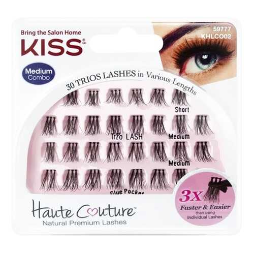Накладные ресницы KISS Haute Couture Trio Lashes 30 шт 12-575