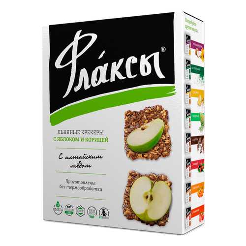 Флаксы Компас Здоровья с яблоком и корицей  120 г