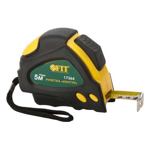 Рулетка Контур 5 м x 19 мм FIT 17364