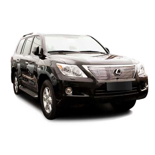 Накладка решетки радиатора Fancycar для Lexus LX 570 III URJ200 (2007+), верхняя, профиль