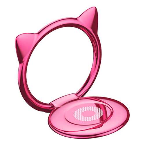 Кольцо-держатель Baseus Cat Ear Ring Bracket Pink