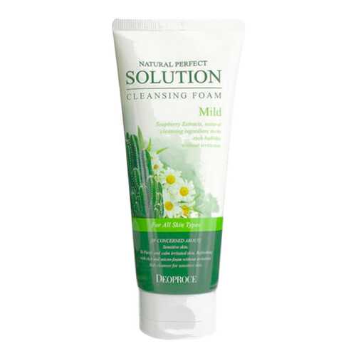 Пенка для умывания Deoproce Natural Perfect Solution Cleansing Foam Mild 170 мл