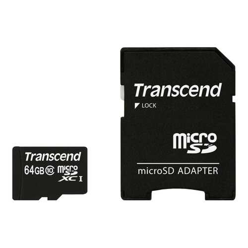 Карта памяти Transcend Micro SDXC Premium TS64GUSDXC10 64GB