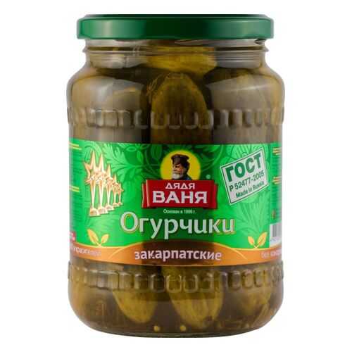 Огурчики закарпатские Дядя Ваня 680 г