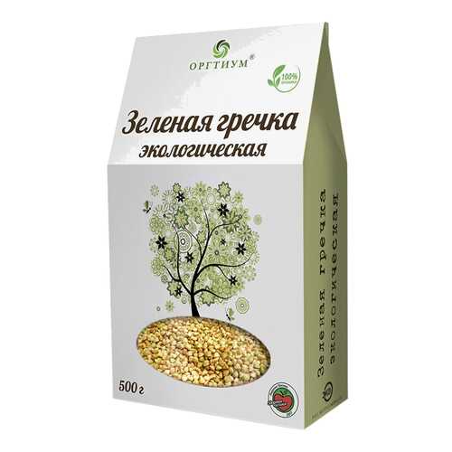 Гречка Оргтиум зеленая экологическая 500 г