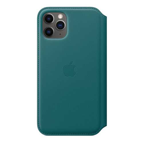 Чехол Apple Leather Folio Peacock для смартфона iPhone 11 Pro (MY1M2ZM/A)