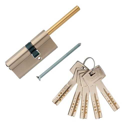 Европрофильный цилиндр ABUS M12R491-27 ключ/шток 40-30 (70 мм) NI (5 key)