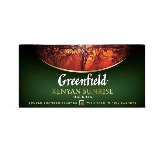 Чай черный Greenfield Kenyan Sunrise 25 пакетиков