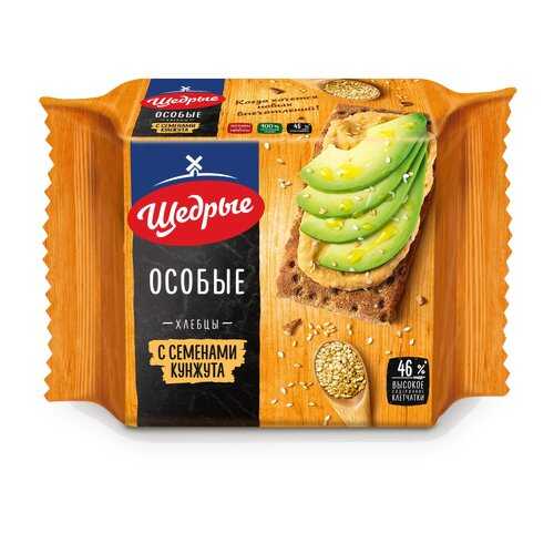 Хлебцы ржано-пшеничные Щедрые с семенами кунжута 200 г