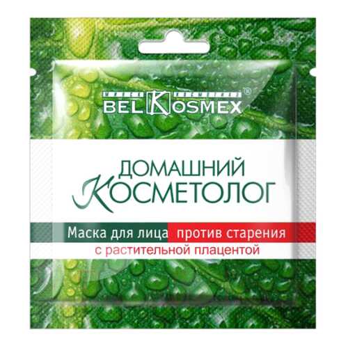 Маска для лица BelKosmex Против старения с растительной плацентой
