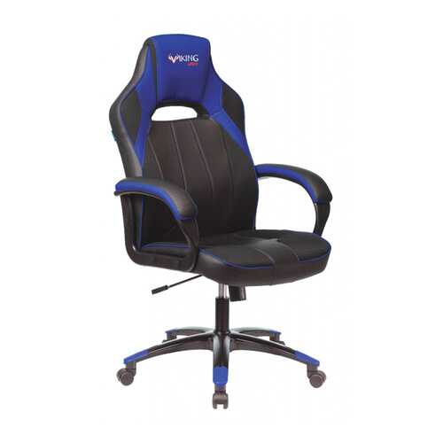 Кресло игровое Бюрократ VIKING 2 AERO BLUE черный/синий искусст.кожа/ткань