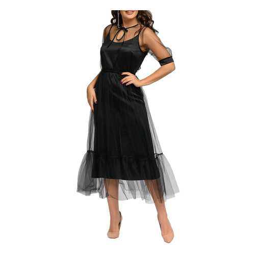 Вечернее платье женское D&M by 1001DRESS DM01734BB черное M
