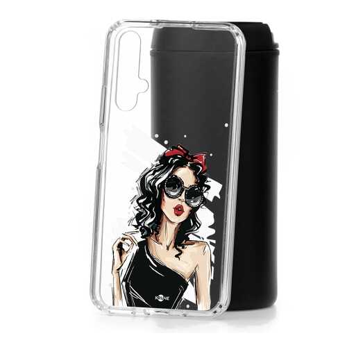 Чехол Huawei Honor 20 Kruche Print Фэшн леди