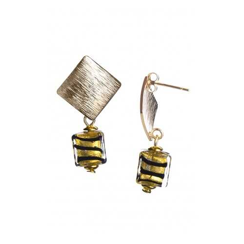 Серьги Perla Metallo Rombo Zebrato 09030616 золотистые