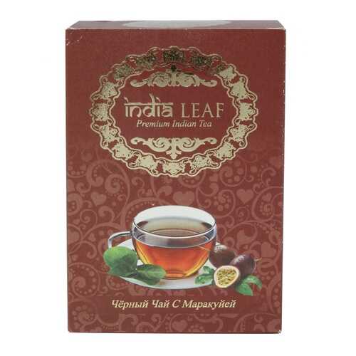 Чай India leaf С маракуйей, черный листовой с добавками100 гр