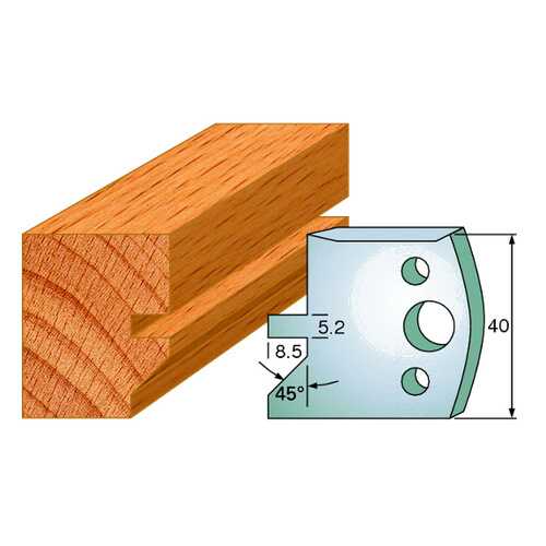 Комплект из 2-х ножей 40x4 SP CMT 690.084