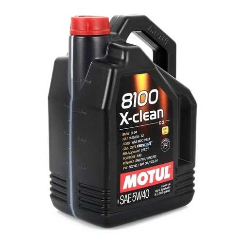 Масло моторное Motul 8100 X-CLEAN GEN2 5W40 60 л 109764