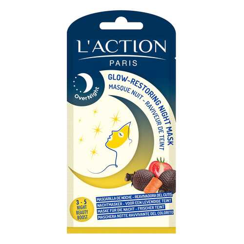 Маска для лица L'Action Glow-Restoring Night Mask 12 г