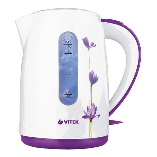 Чайник электрический Vitek VT-7011 W White/Purple