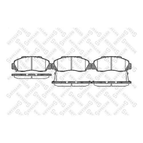 Комплект тормозных дисковых колодок Stellox 362 032B-SX