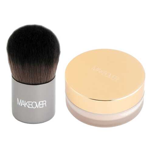 Пудра MAKEOVER PARIS Loose Powder Foundation With Mini Kabuki Brush Ivory Silk 12 г