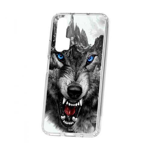Чехол Huawei Honor 20 Pro Kruche Print Волк