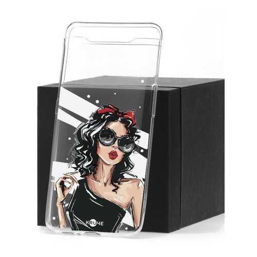 Чехол Samsung Galaxy A80 Kruche Print Фэшн леди