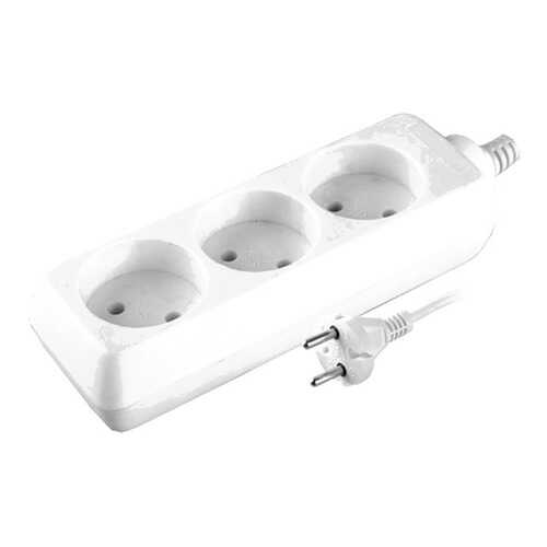 Удлинитель Volsten S 3x5, 3 розетки, 5 м, White