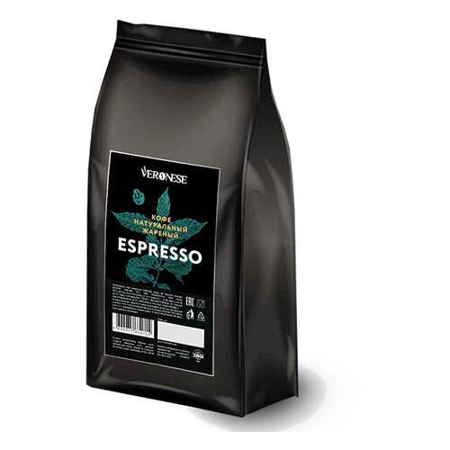 Кофе в зернах Veronese Espresso 70% арабика 30% робуста 1000 г