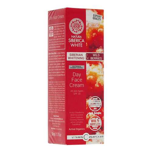 Крем для лица Natura Siberica All Skin Types SPF 30 50 мл