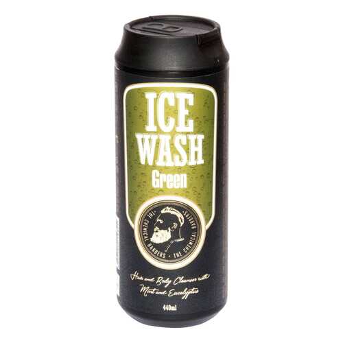 Гель для душа CHEMICAL BARBERS ICE WASH GREEN с мятой и эвкалиптом 440 мл