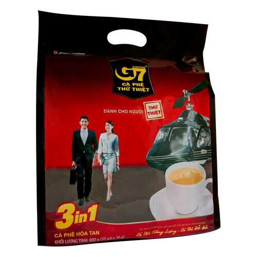 Кофе растворимый G7 3in1 50 пак*16 г