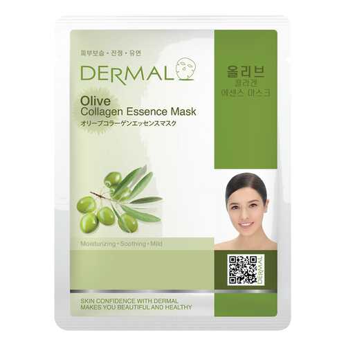Маска для ежедневного ухода Dermal c оливой и коллагеном